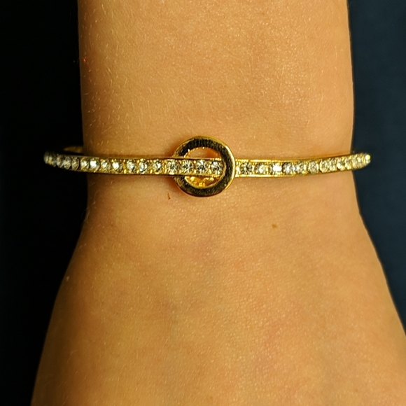 Fashion Bracelet gold tone / crystal - Picture 2 of 4